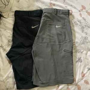 2 pair of Mens Nike Tiger Woods Collection shorts.